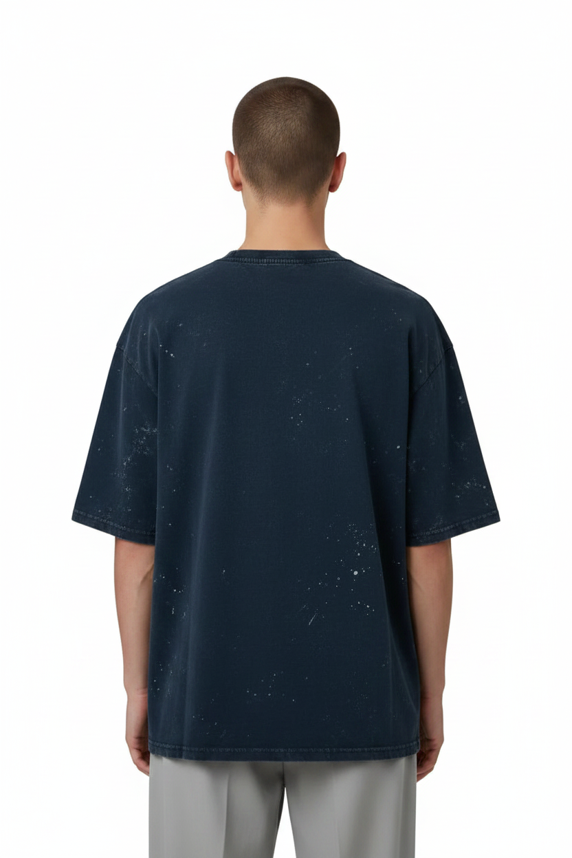 VALERIAN Acid Washed Oversized T-Shirt For Men's